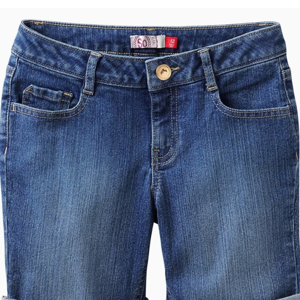 Girls So Denim Shorts Size 12.5 - Picture 3 of 9